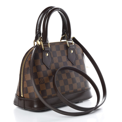 Louis Vuitton Damier Ebene Alma BB 3 of 9