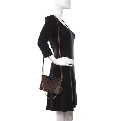 Louis Vuitton Monogram Pallas Clutch Black 2 of 11