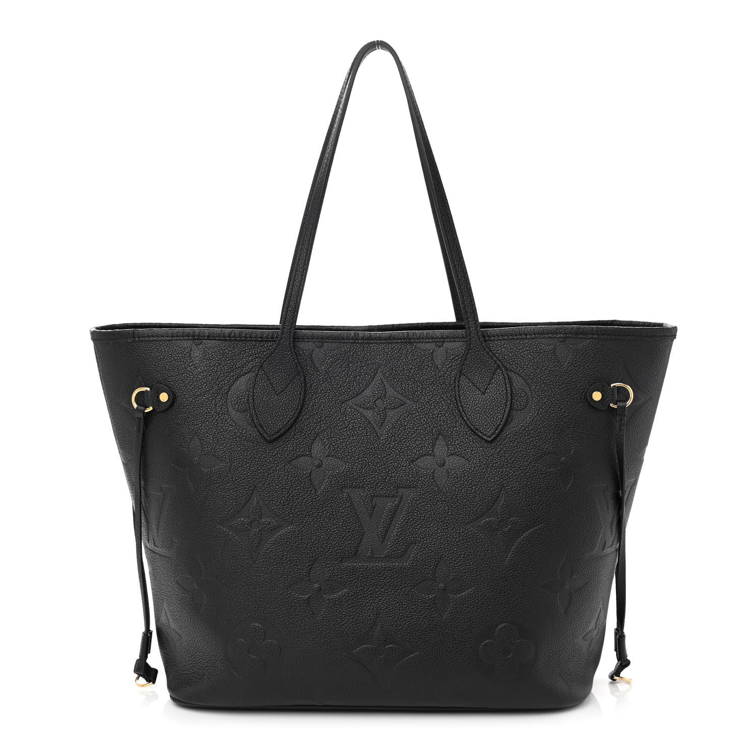 Louis Vuitton Empreinte Monogram Giant Neverfull MM Black 3 of 11