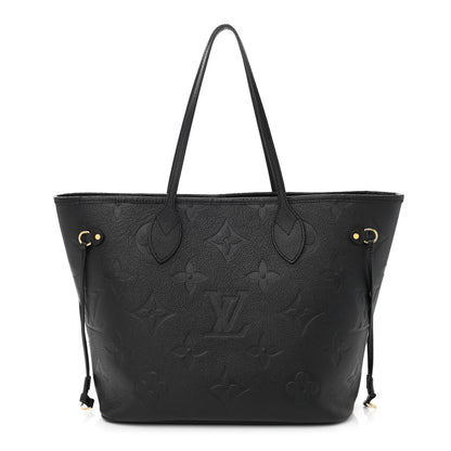 Louis Vuitton Empreinte Monogram Giant Neverfull MM Black 3 of 11