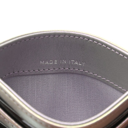 Chanel Iridescent Calfskin Quilted Card Holder Light Purple 7 of 8
