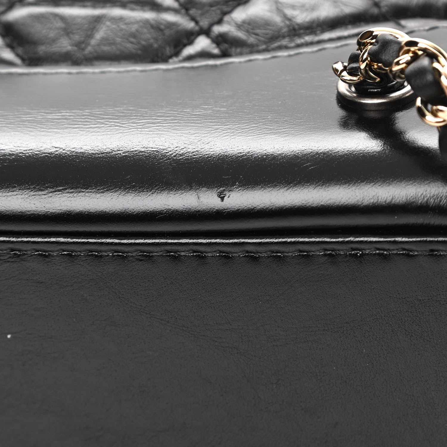 Chanel Aged Calfskin Quilted Small Gabrielle Backpack Black 12 of 12