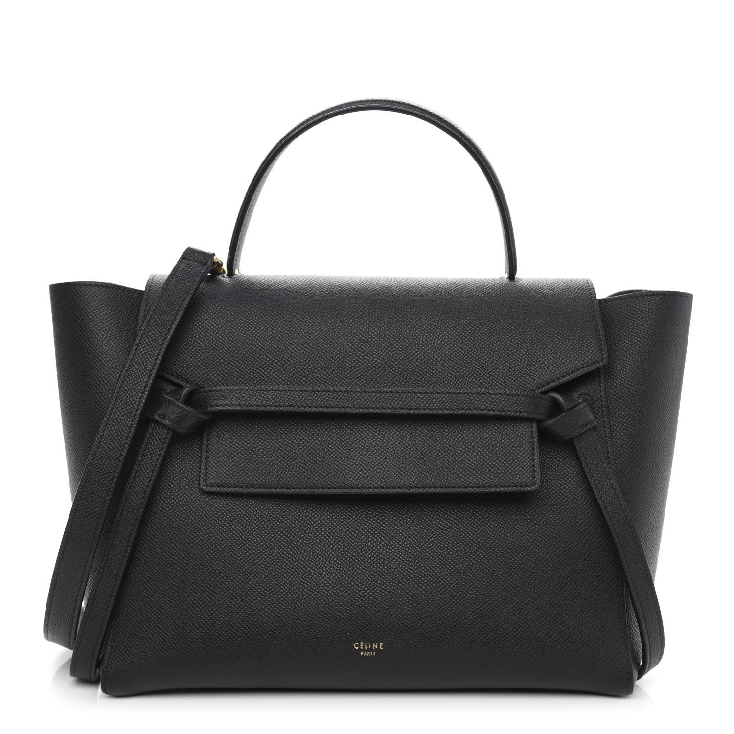 Celine Grained Calfskin Mini Belt Bag Black 1 of 10
