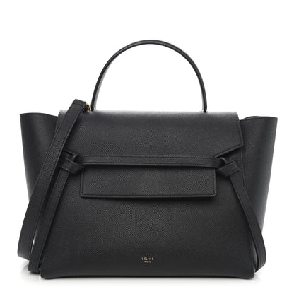 Celine Grained Calfskin Mini Belt Bag Black 1 of 10