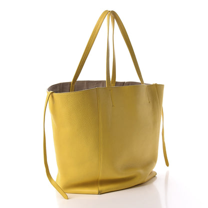 Celine Soft Grained Calfskin Small Belt Cabas Phantom Sunflower 4 of 11