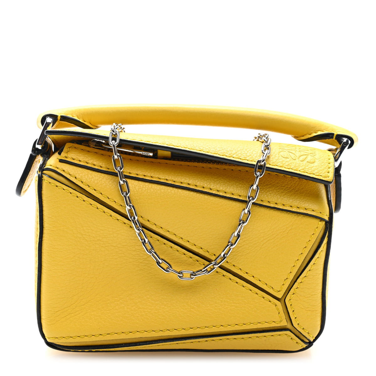 Calfskin Nano Puzzle Bag Yellow