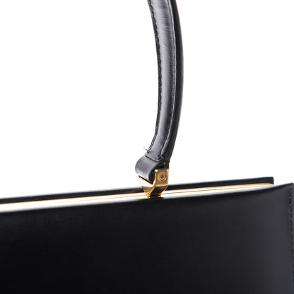 Celine Box Calfskin Medium Clasp Bag Black 7 of 10