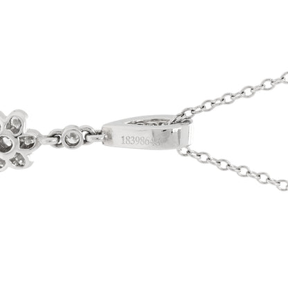 Tiffany Platinum Diamond Legacy Pear Drop Pendant Necklace 6 of 7