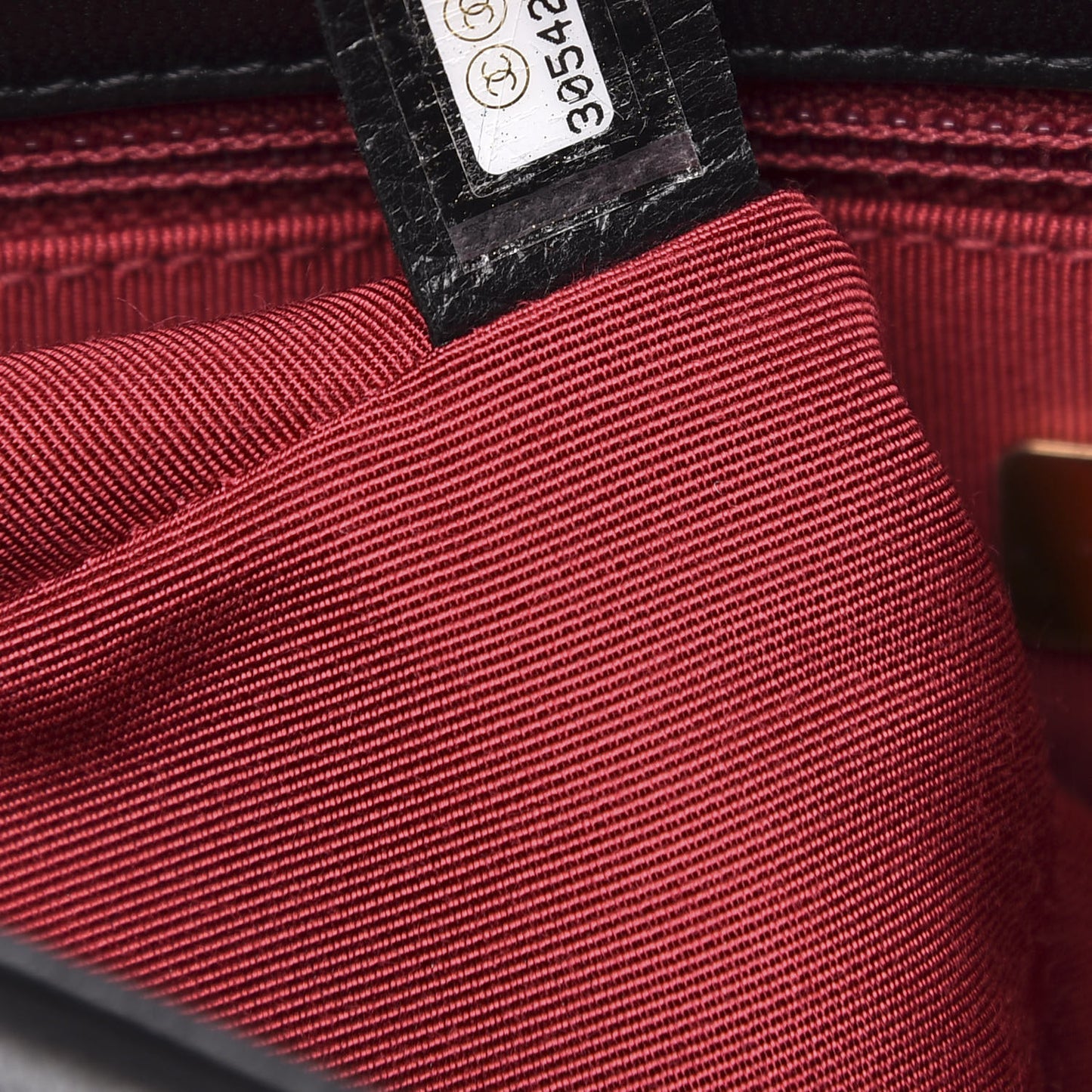 Shiny Goatskin Quilted Medium 19 Flap Black