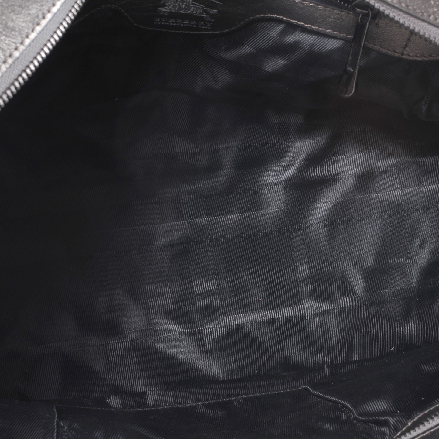 Leather Quilted Large Manor Tote Nickel