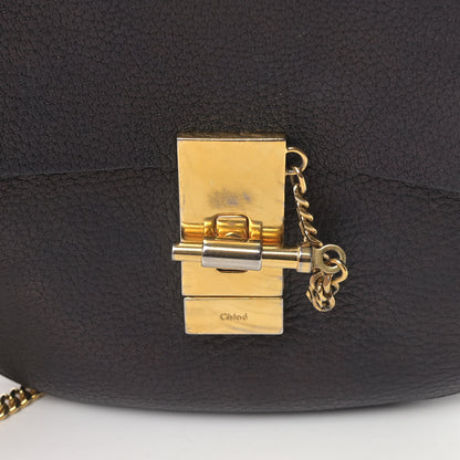 Chloe Grained Lambskin Mini Drew Shoulder Bag Black 5 of 5