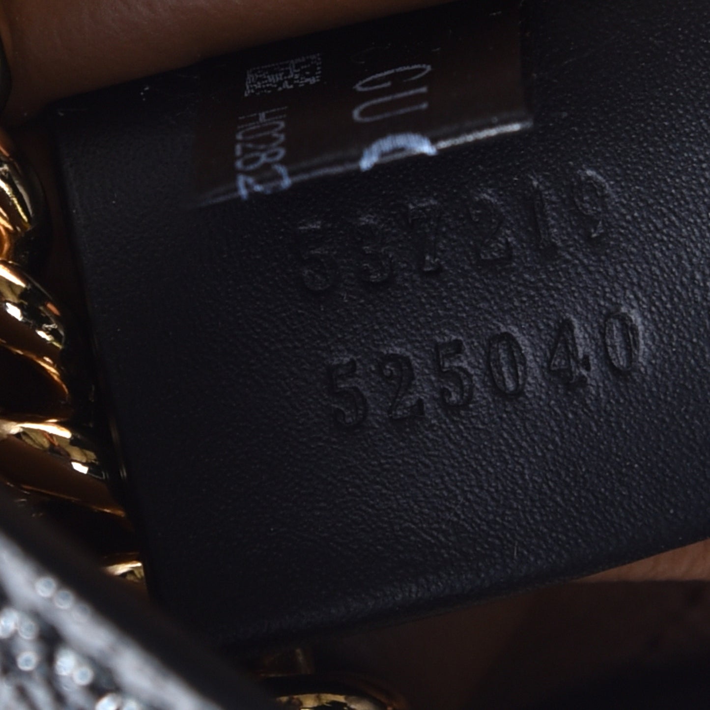 Suede Patent Large Rajah Chain Tote Nocciola Black