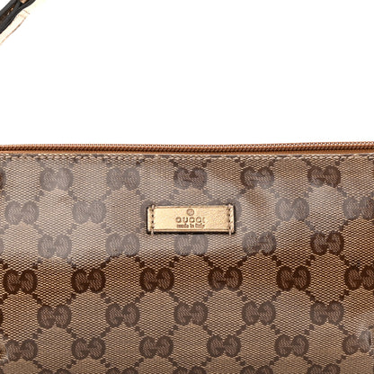 Gucci Crystal Monogram Pretty Boat Pochette Bronze 8 of 10