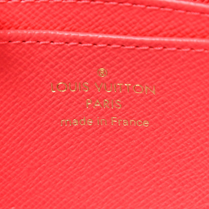 Louis Vuitton Damier Ebene 2021 Christmas Animation London Zippy Coin Purse Red 6 of 6