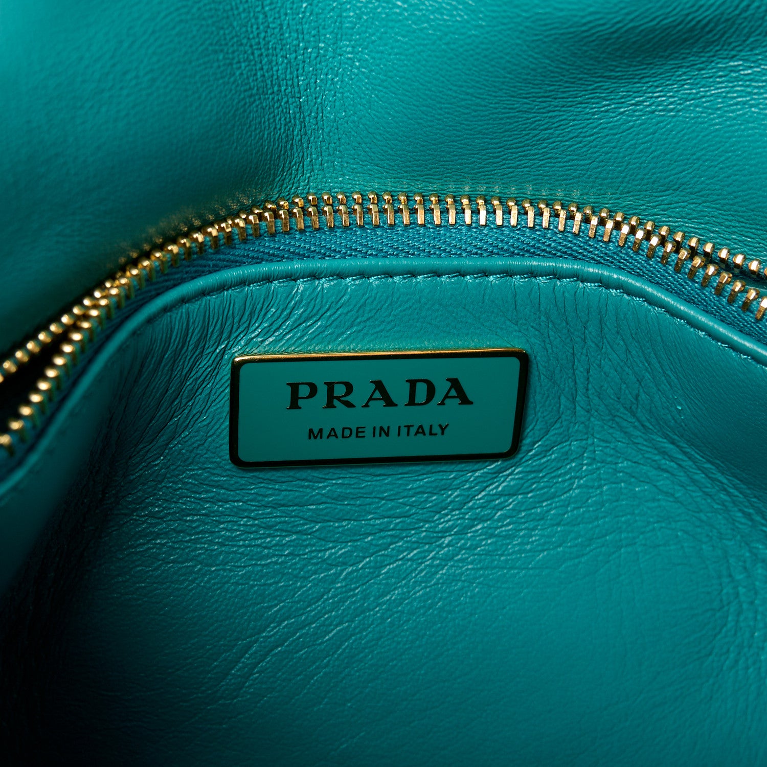 Prada Nappa Metal Quilted Small Patchwork System Flap Bag Pavone 6 of 10
