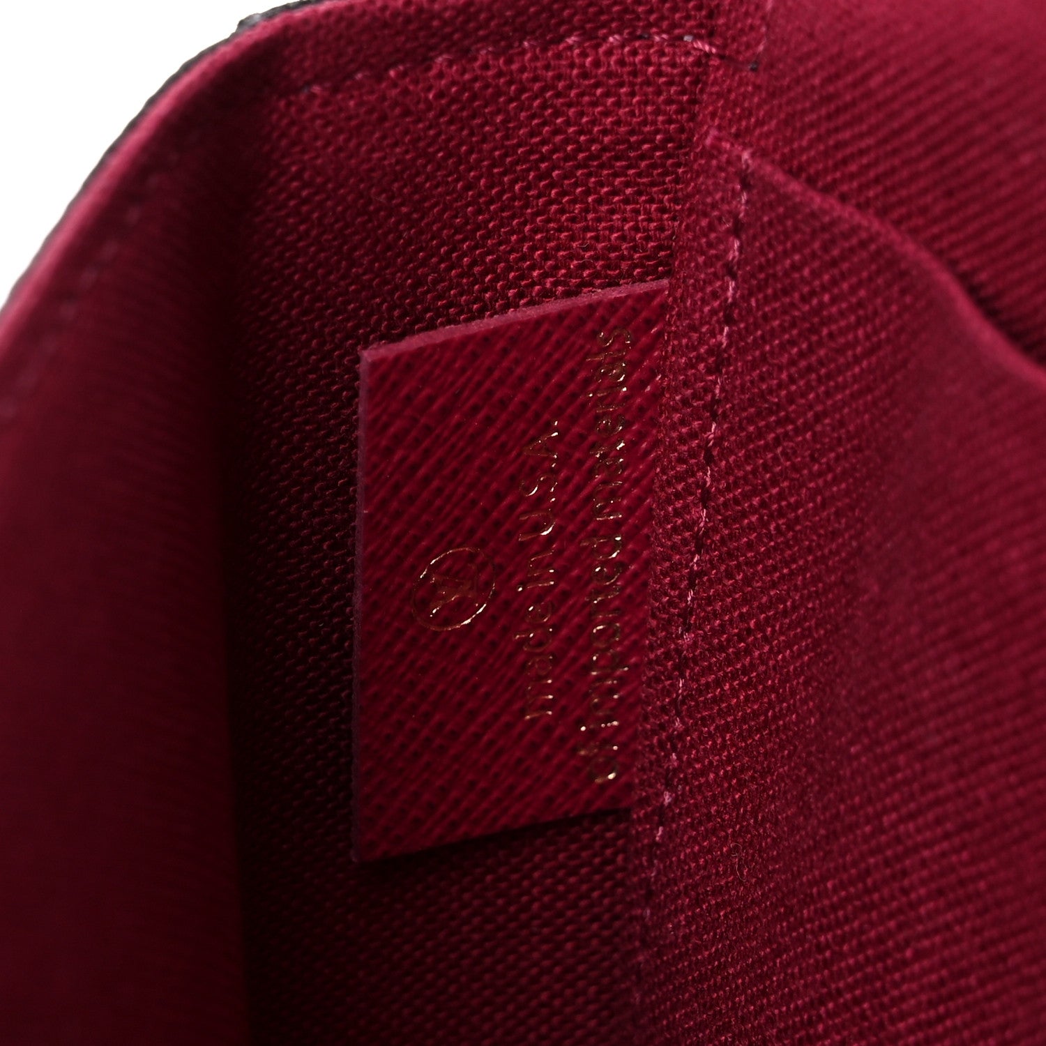 Louis Vuitton Monogram Pochette Felicie Chain Wallet Fuchsia 8 of 12