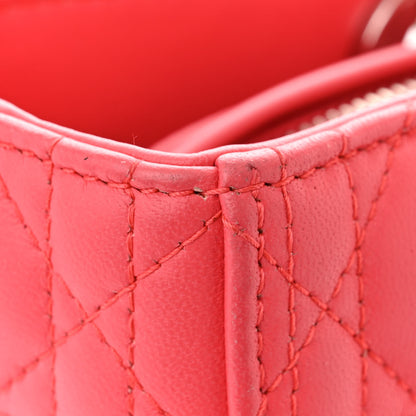 Christian Dior Lambskin Cannage Large Lady Dior Pink 12 of 12