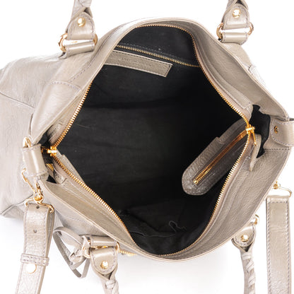 Balenciaga Agneau Giant 12 Gold Hardware Velo Beige Liege 4 of 6