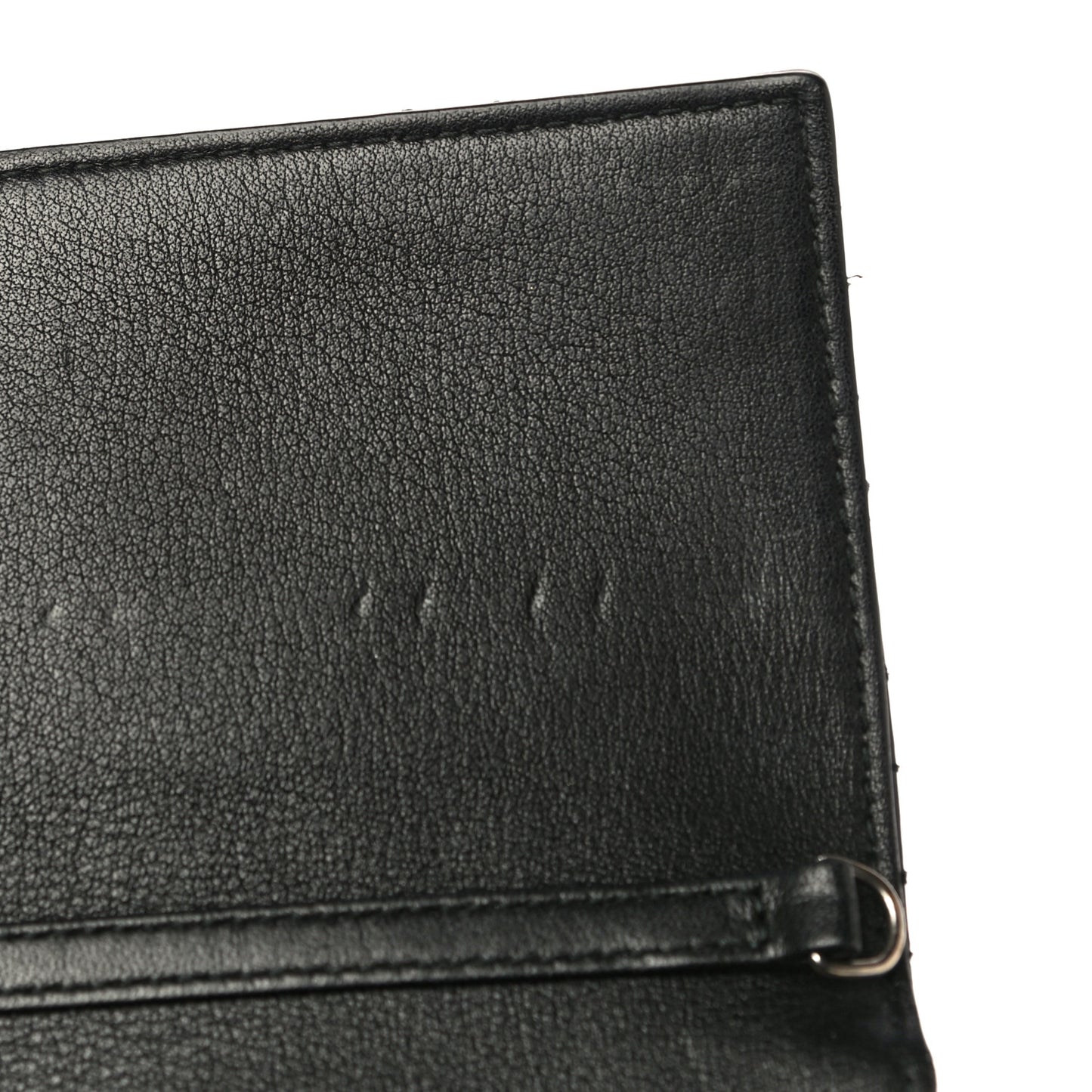 Patent Cannage Lady Dior Rendezvous Wallet On Chain Black