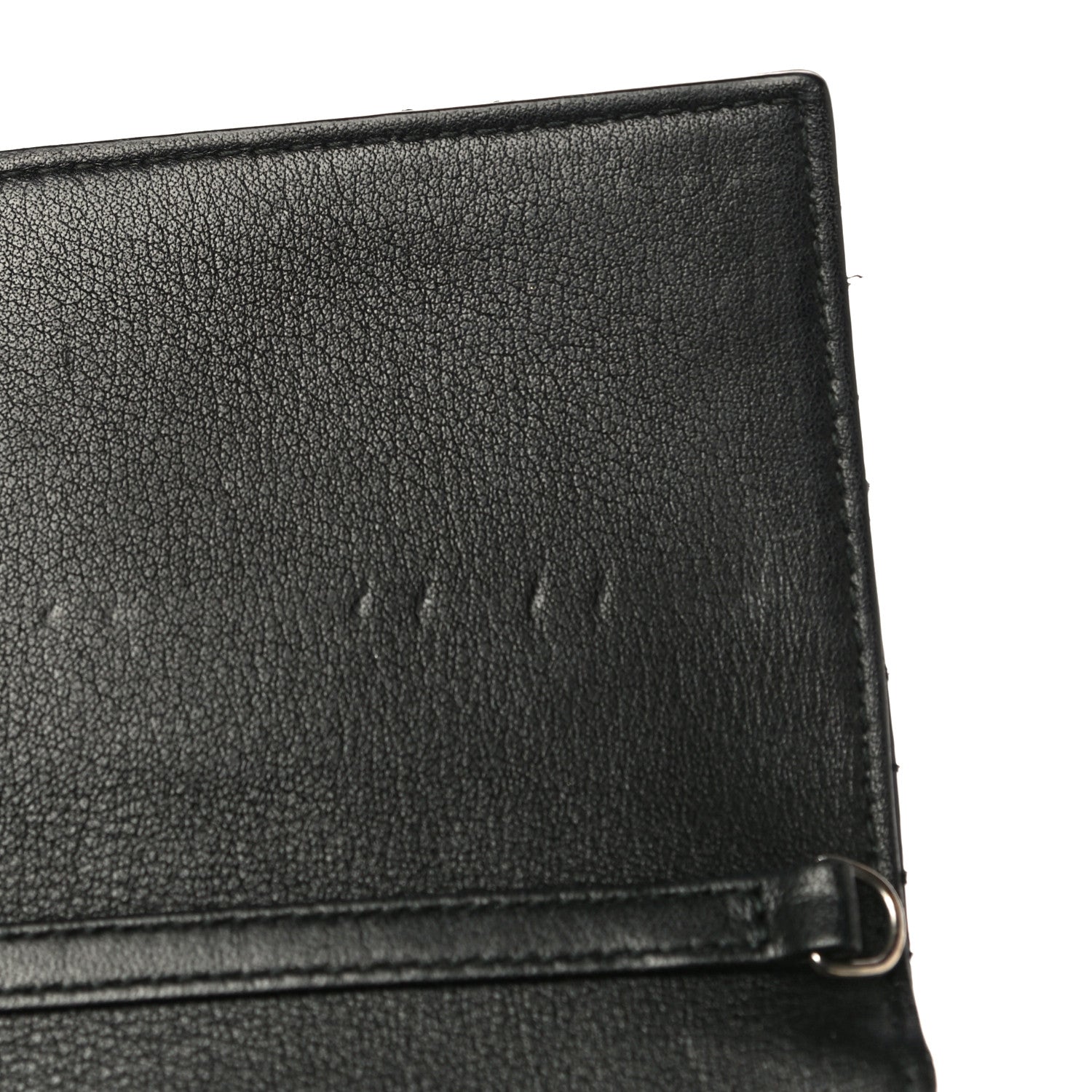 Christian Dior Patent Cannage Lady Dior Rendezvous Wallet On Chain Black 13 of 18