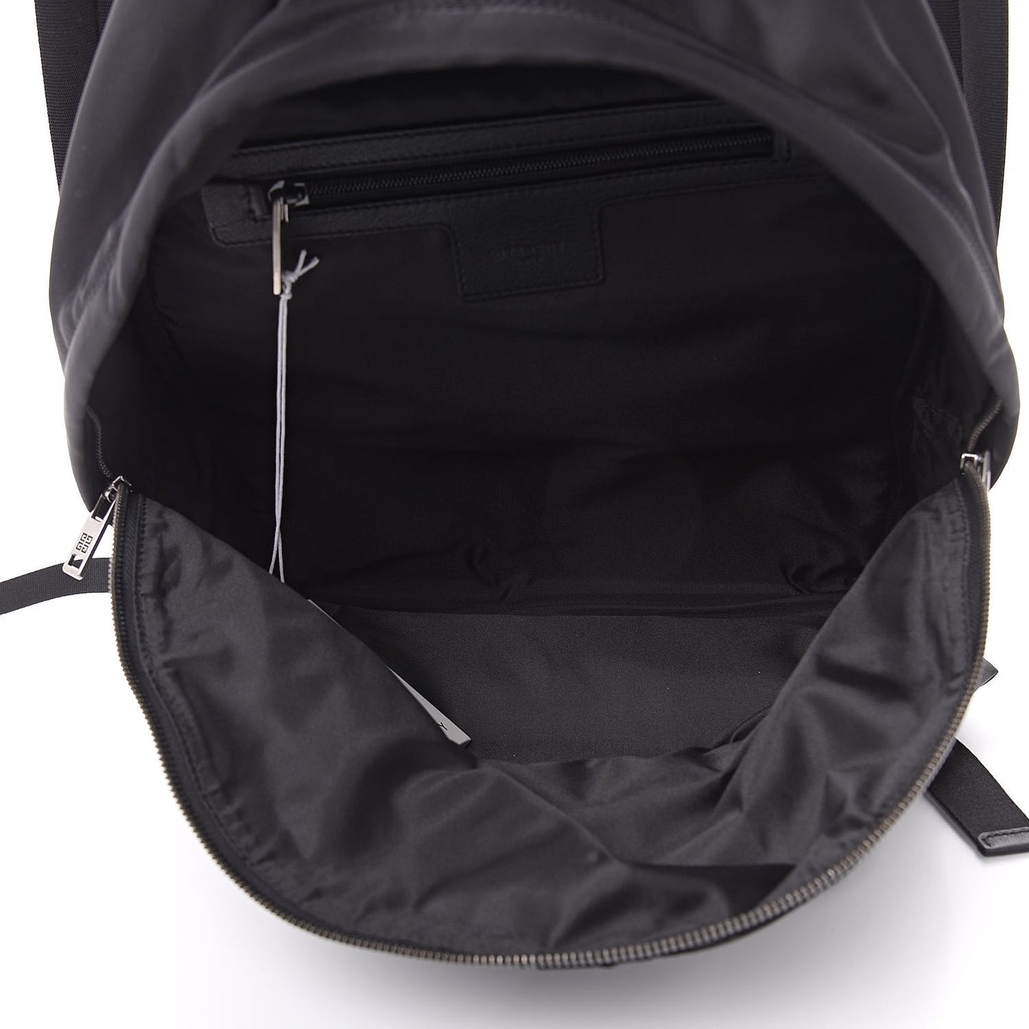 Nylon Urban Backpack Black White