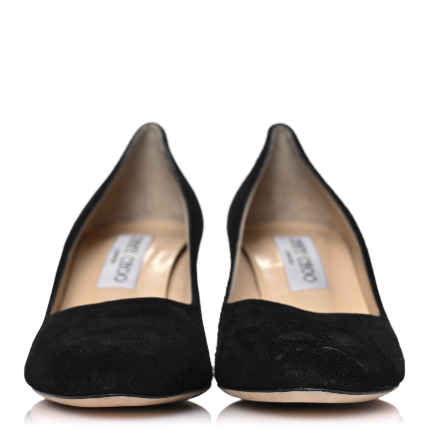 Jimmy Choo Suede Irena Pumps 37 Black 2 of 11