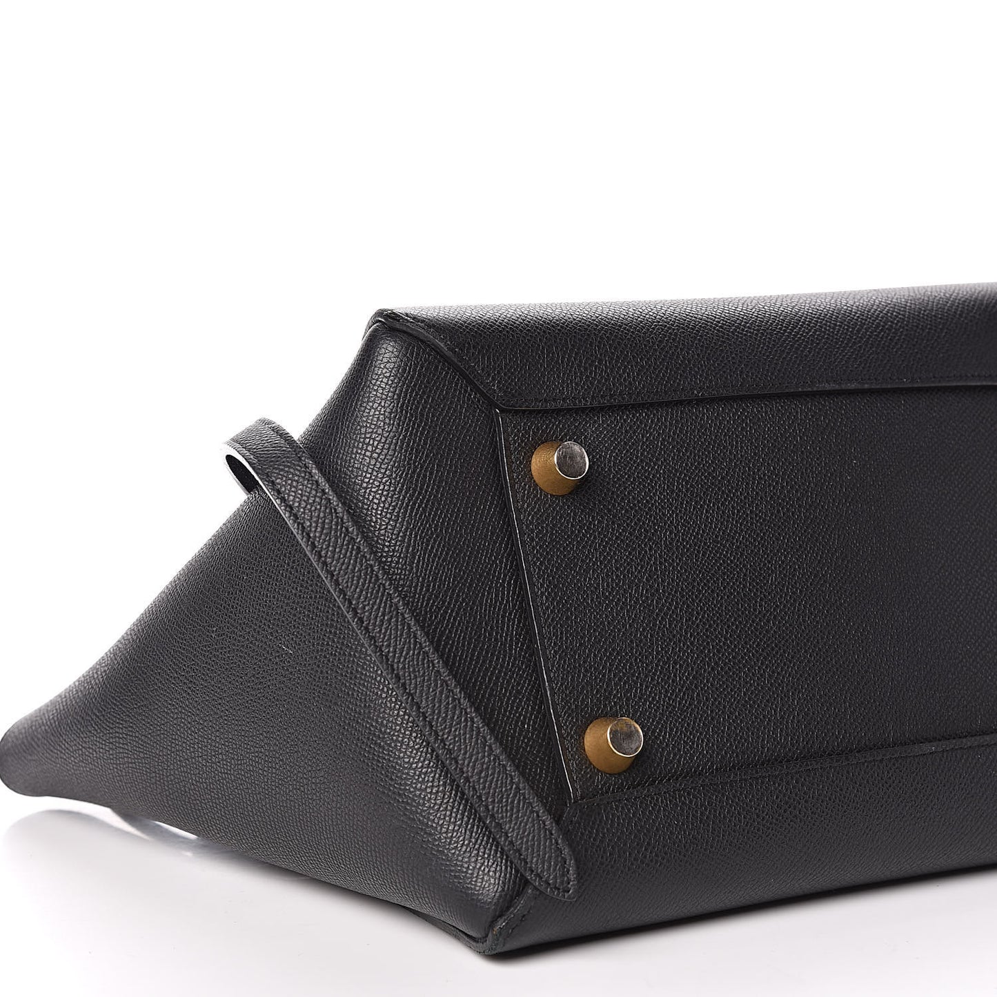 Grained Calfskin Mini Belt Bag Black