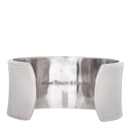 Tiffany Sterling Silver Wide 1837 Cuff Bracelet 3 of 4