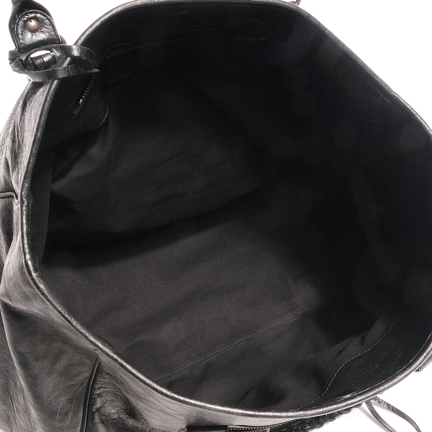 Agneau Classic Hardware Sunday Tote M Black