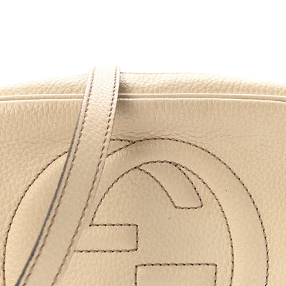 Gucci Pebbled Calfskin Small Soho Disco Bag Off White 8 of 10