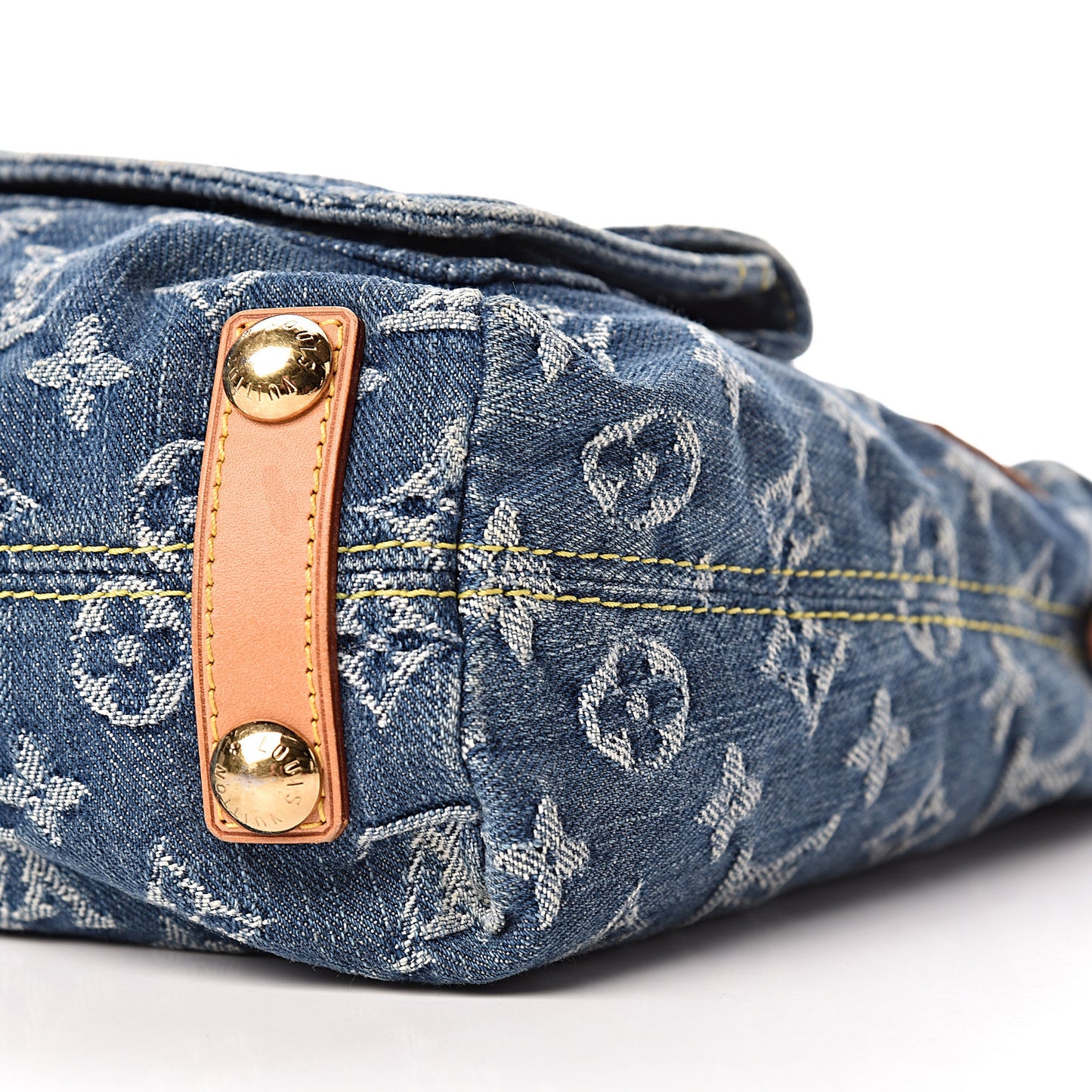 Monogram Denim Baggy PM Blue