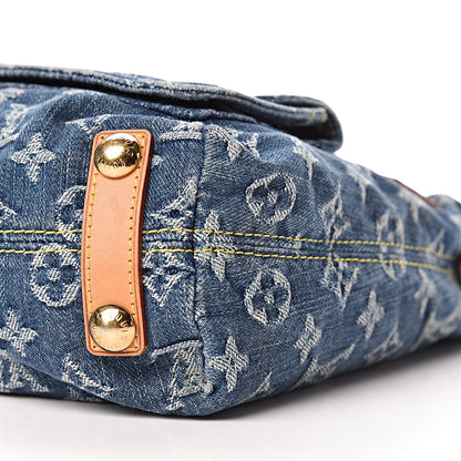 Louis Vuitton Monogram Denim Baggy PM Blue 12 of 13