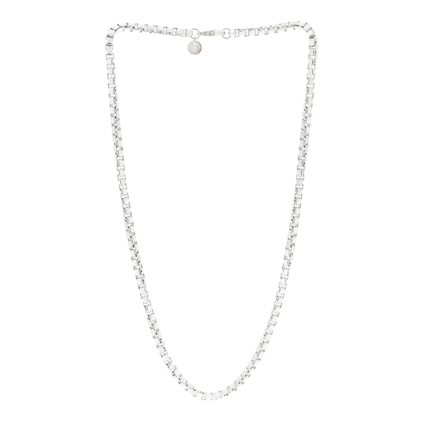 Sterling Silver 4mm Venetian Link Necklace