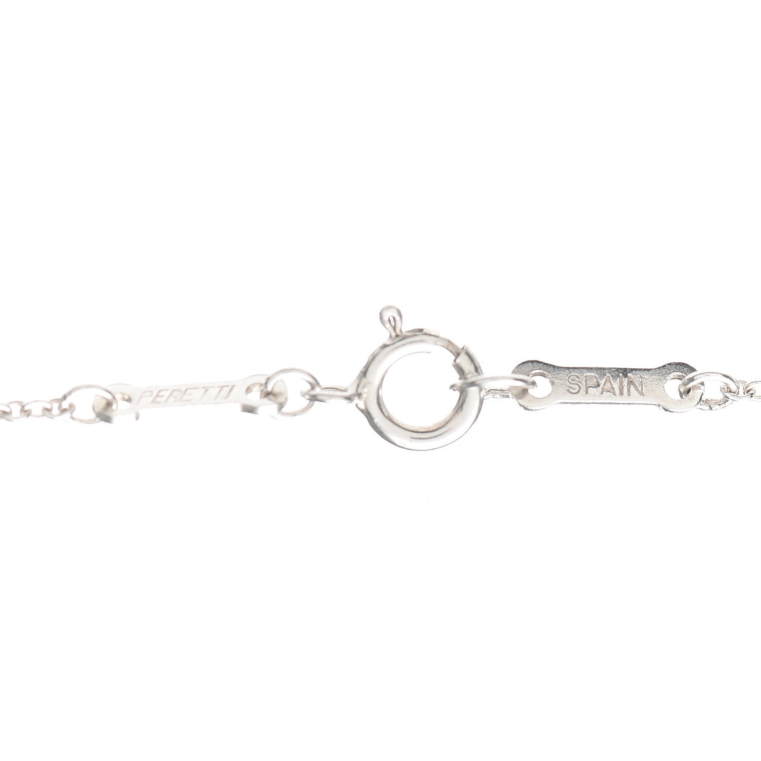 Tiffany Sterling Silver 27mm Elsa Peretti Open Heart Pendant Necklace 4 of 5