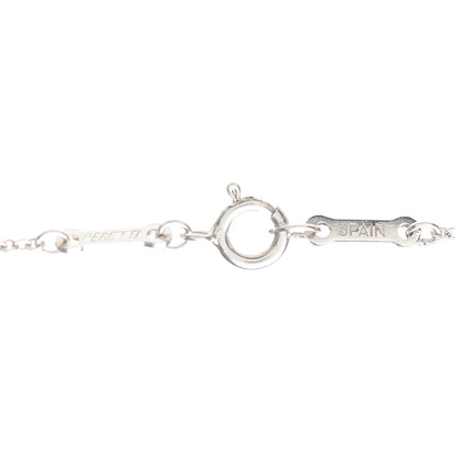 Tiffany Sterling Silver 27mm Elsa Peretti Open Heart Pendant Necklace 4 of 5