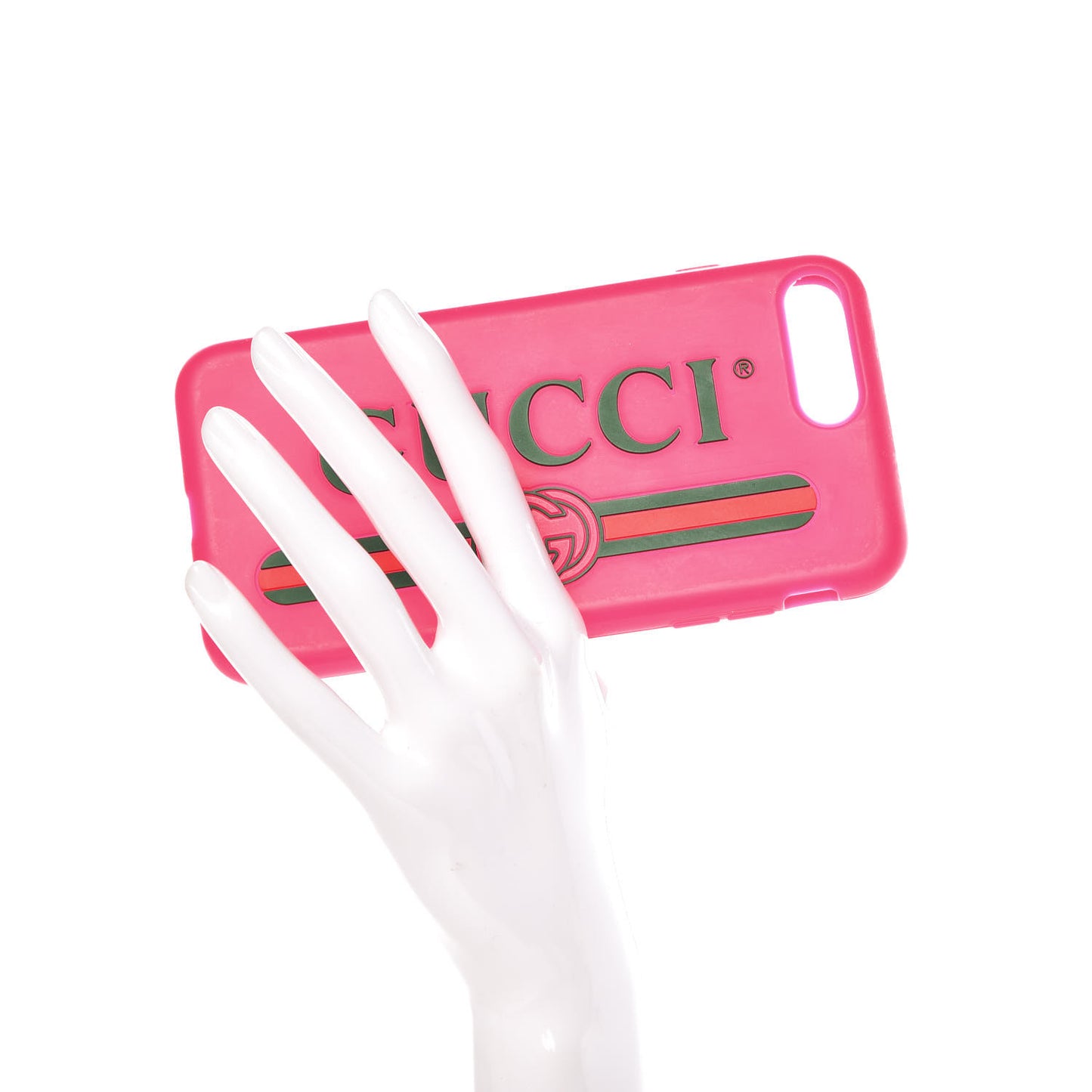 Rubber Print iPhone 7/8 Plus Case Pink