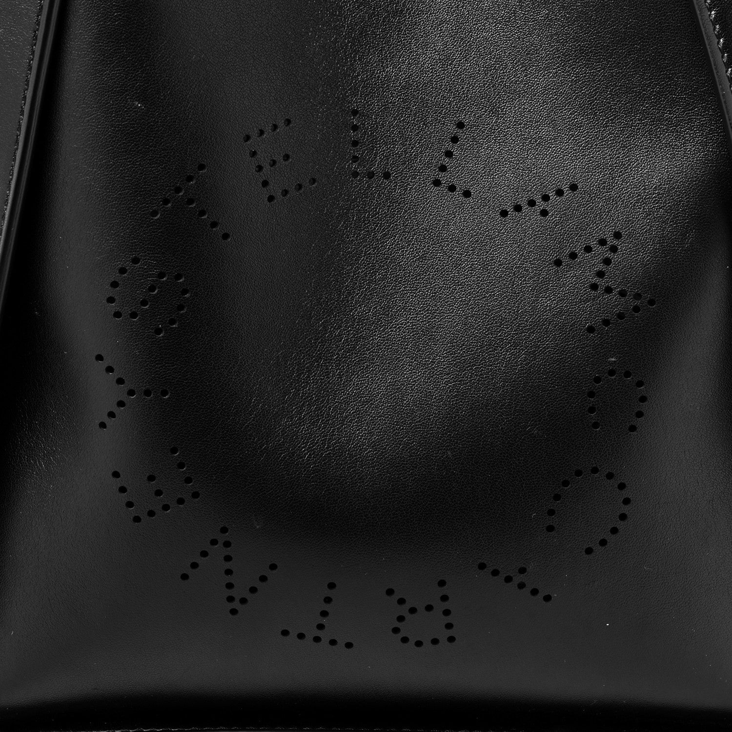 Stella McCartney Eco Alter Nappa Perforated Logo Mini Crossbody Black 8 of 11