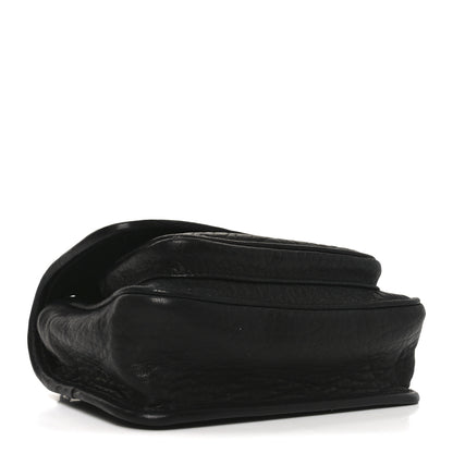 Saint Laurent Grained Lambskin Monogram Mini Niki Chain Satchel Black 4 of 10