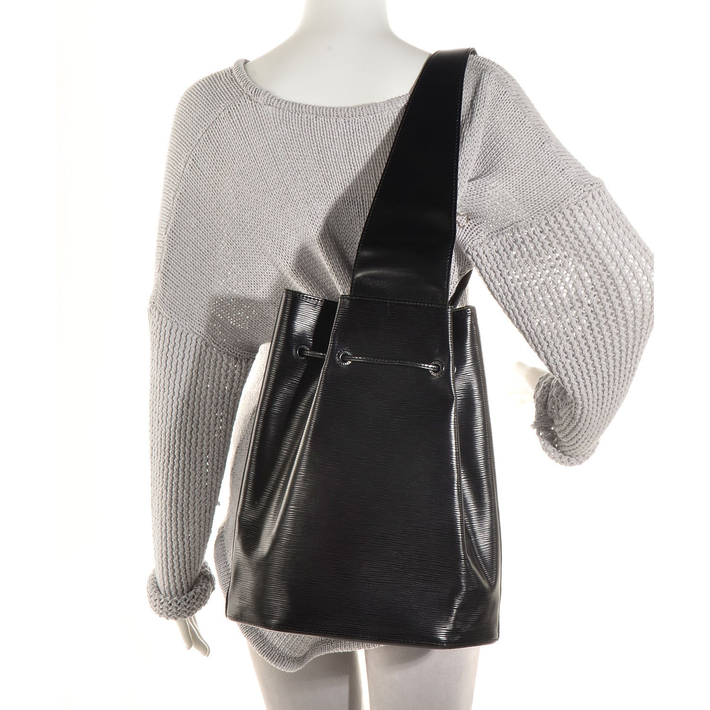 Epi Sac a Dos Drawstring Bag Black