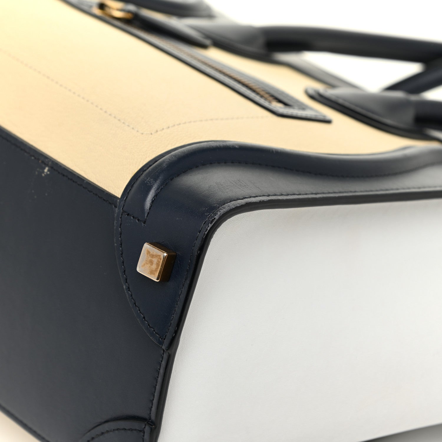 Celine Goatskin Smooth Calfskin Micro Tri-Color Luggage Firefly 16 of 21