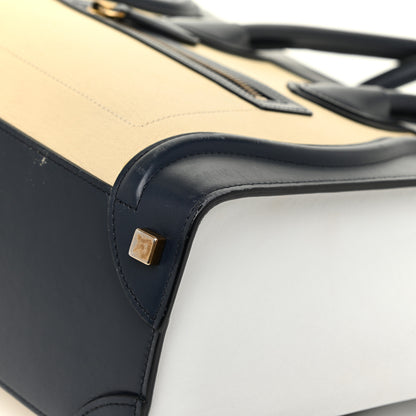 Celine Goatskin Smooth Calfskin Micro Tri-Color Luggage Firefly 16 of 21