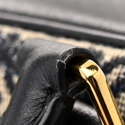 Loewe Jacquard Anagram Calfskin Amazona 19 Black Navy 12 of 13