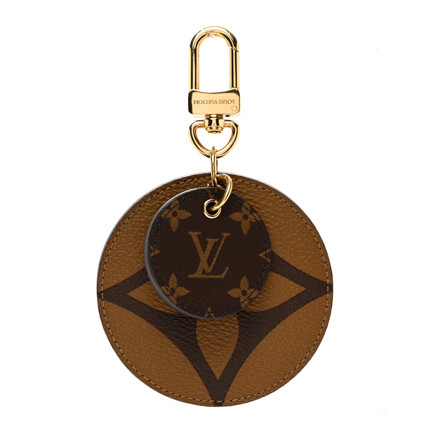 Louis Vuitton Monogram Reverse Key Holder Bag Charm 1 of 3