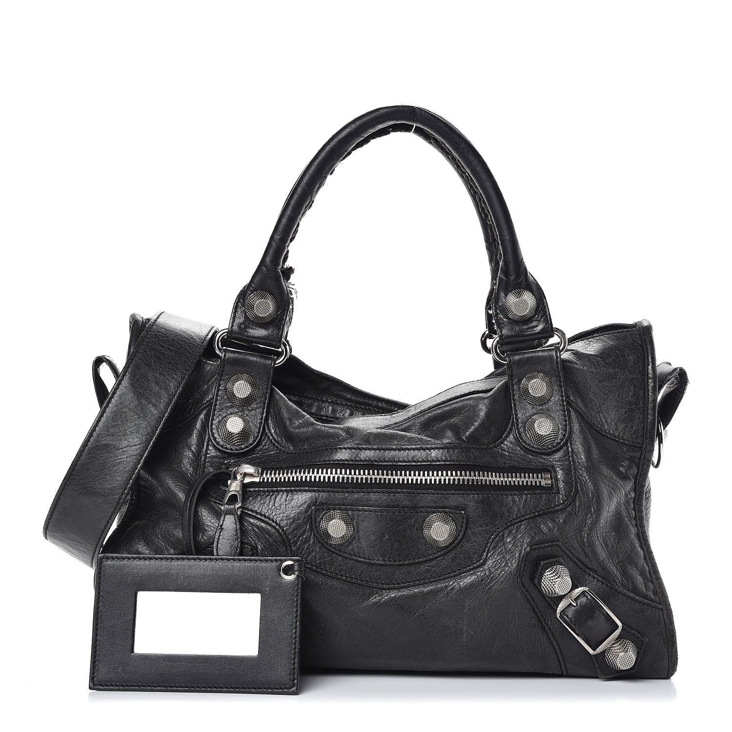 Balenciaga Agneau Giant 21 Silver Hardware City Black 2 of 47