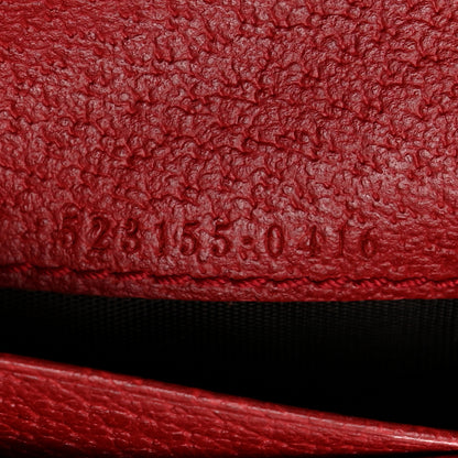 Gucci GG Supreme Monogram Flora Web Ophidia Card Case Red 7 of 8