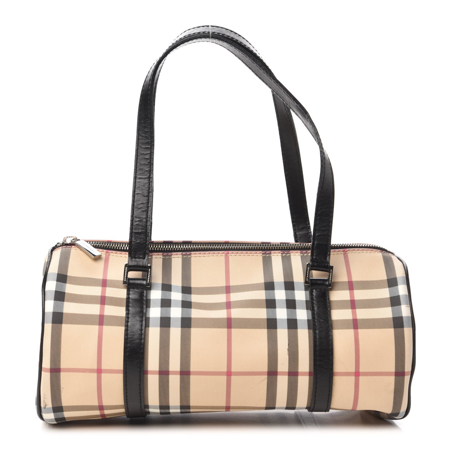 Burberry House Check Barrel Bag Black 1 of 10