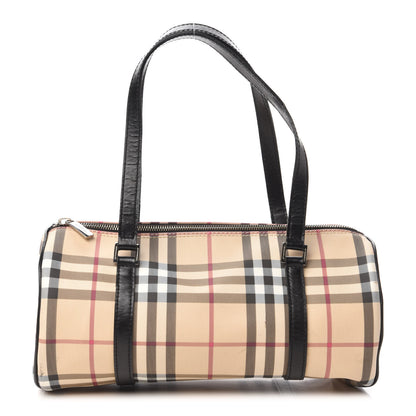 Burberry House Check Barrel Bag Black 1 of 10