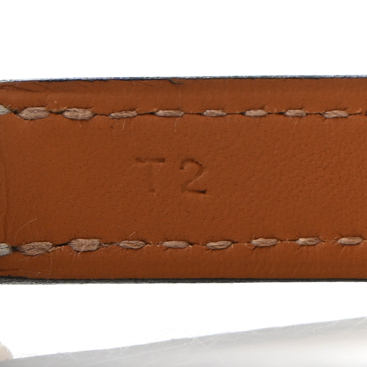 Hermes Lizard Rivale Double Tour Bracelet T2 Ombre 6 of 9