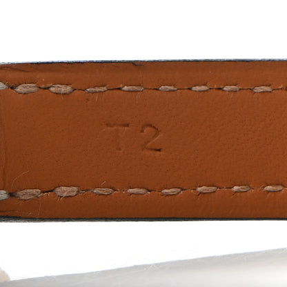 Hermes Lizard Rivale Double Tour Bracelet T2 Ombre 6 of 9