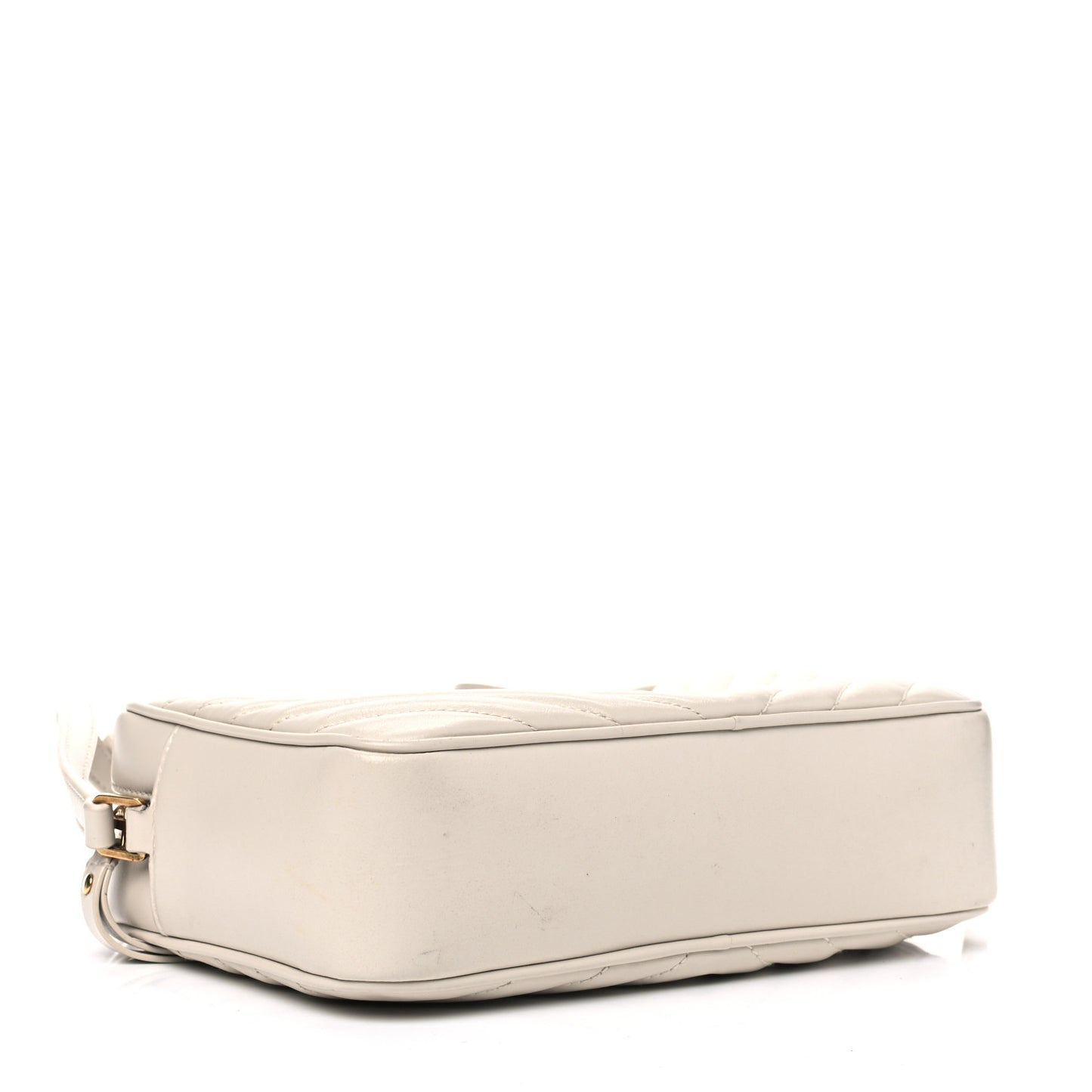 Calfskin Matelasse Monogram Lou Camera Bag Crema Soft